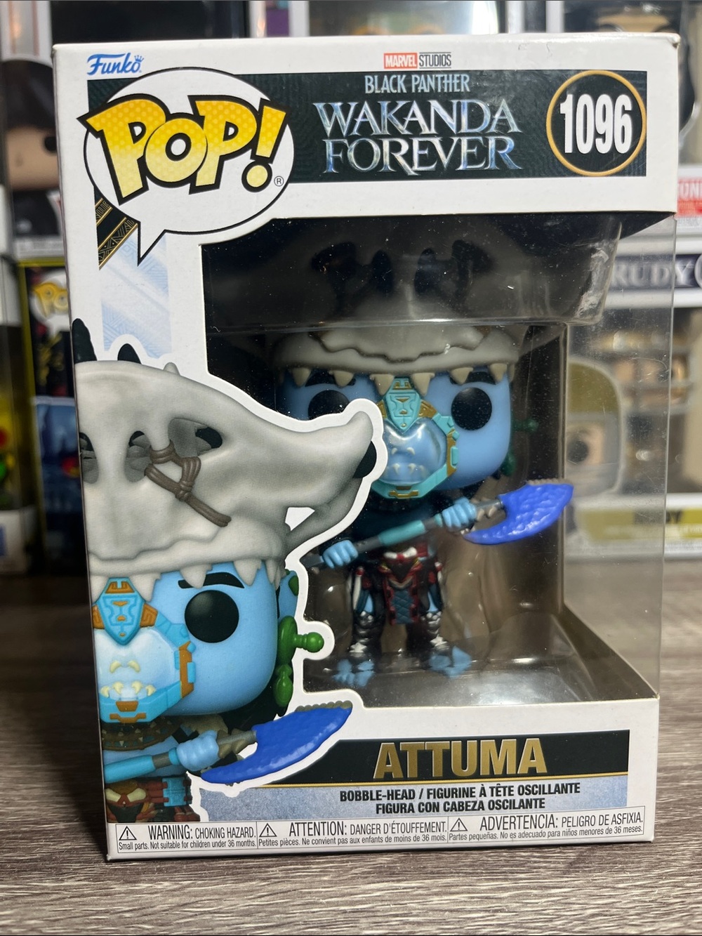 Funko Attuma Pop! Figure - Blue, White, Green, Purple